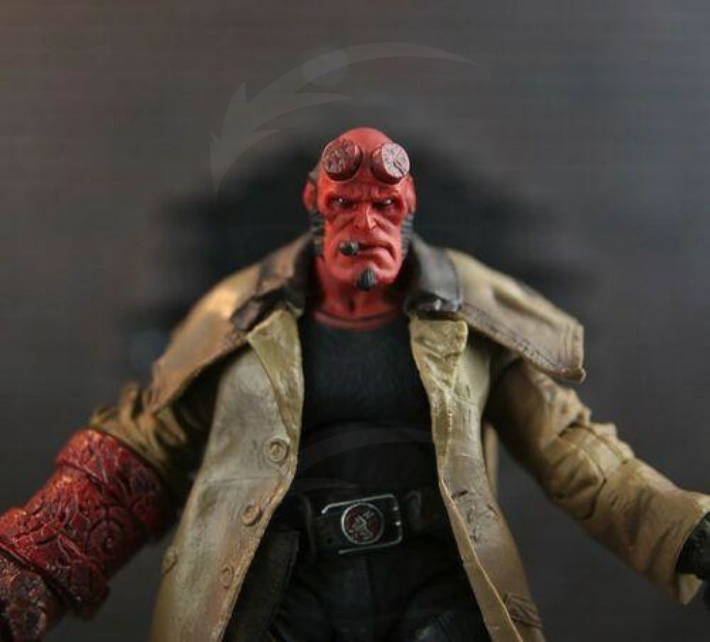 Hellboy Mezco Hb 7 Action Figure Smoking Ver. Series 2 Collection Hellboy Mezco Hb 7 Action Figure Smoking Ver. Series 2 Collection